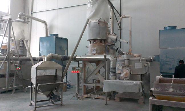 河北雄縣PVC混料機、擠出機除塵系統(tǒng)除塵器已交付使用